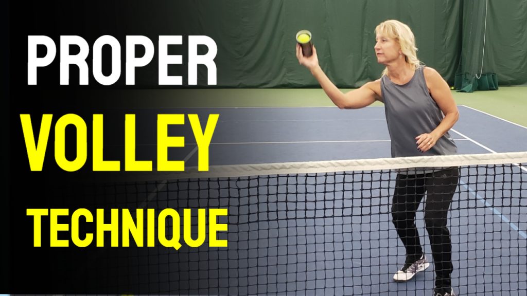 Proper volley technique Capestany Tennis